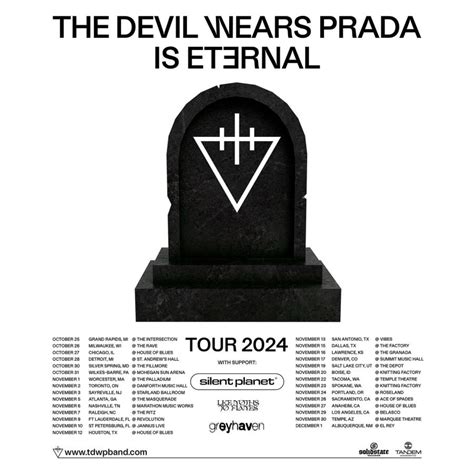 devil wears prada 2017 tour|the devil wears Prada 2022.